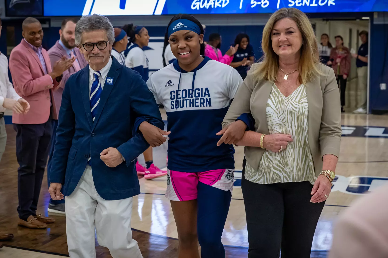 STATESBORO, GEORGIA - FEBRUARY 12: Georgia Southern Women’s Basketball faces the Coastal Carolina Chanticleers at Hanner Fieldhouse on February 12, 2022 in Statesboro, Georgia