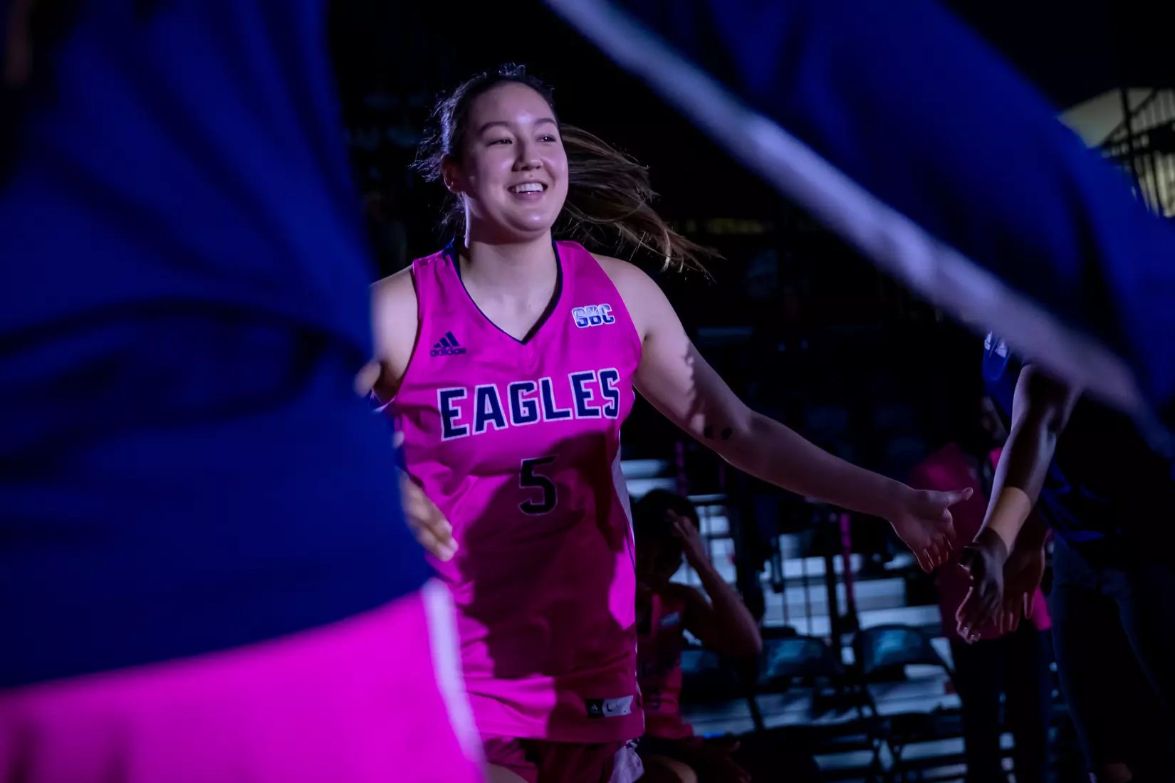 STATESBORO, GEORGIA - FEBRUARY 12: Georgia Southern Women’s Basketball faces the Coastal Carolina Chanticleers at Hanner Fieldhouse on February 12, 2022 in Statesboro, Georgia