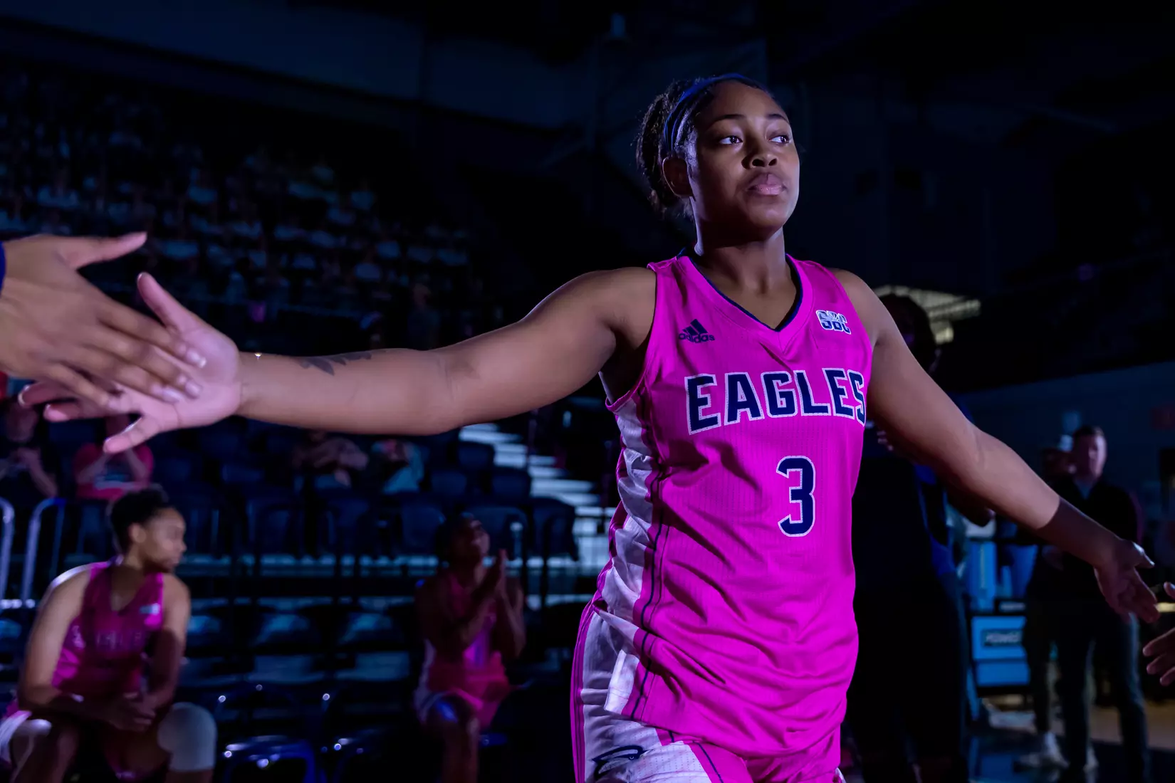 STATESBORO, GEORGIA - FEBRUARY 12: Georgia Southern Women’s Basketball faces the Coastal Carolina Chanticleers at Hanner Fieldhouse on February 12, 2022 in Statesboro, Georgia
