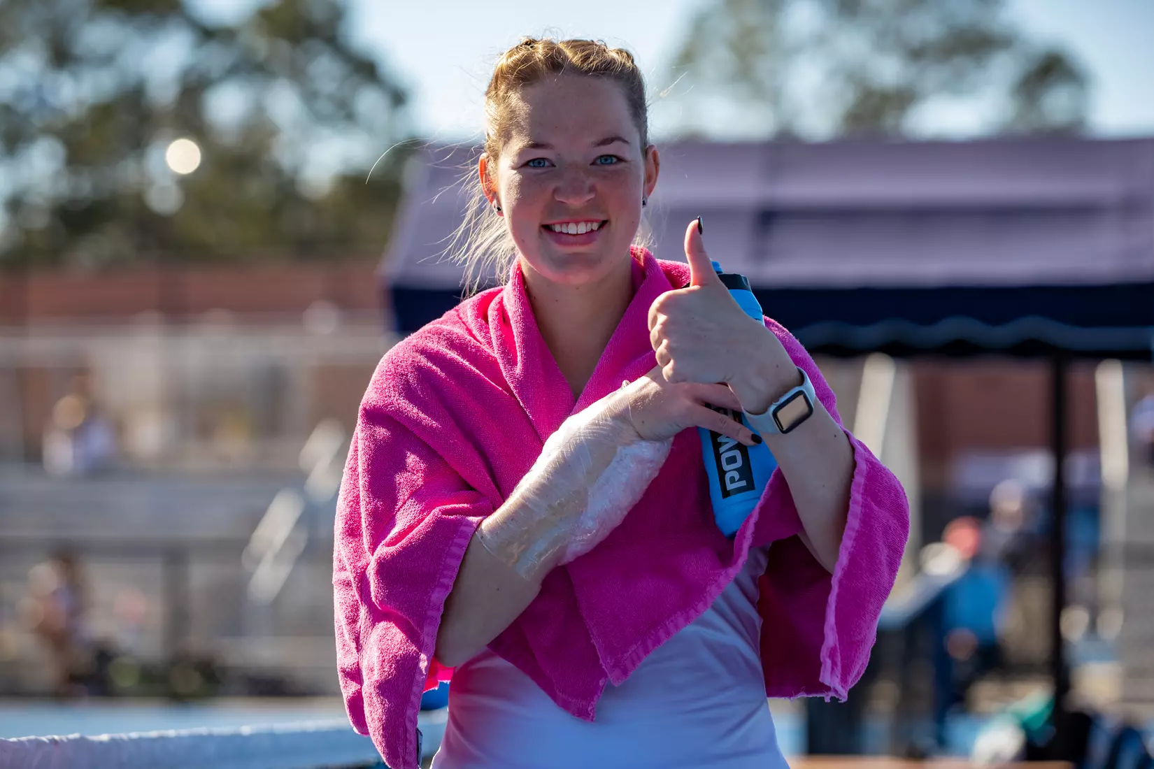 STATESBORO, GEORGIA - FEBRUARY 9: Georgia Southern Women’s Tennis faces College of Charleston at the Wallis Tennis Center February 9, 2022 in Statesboro, Georgia