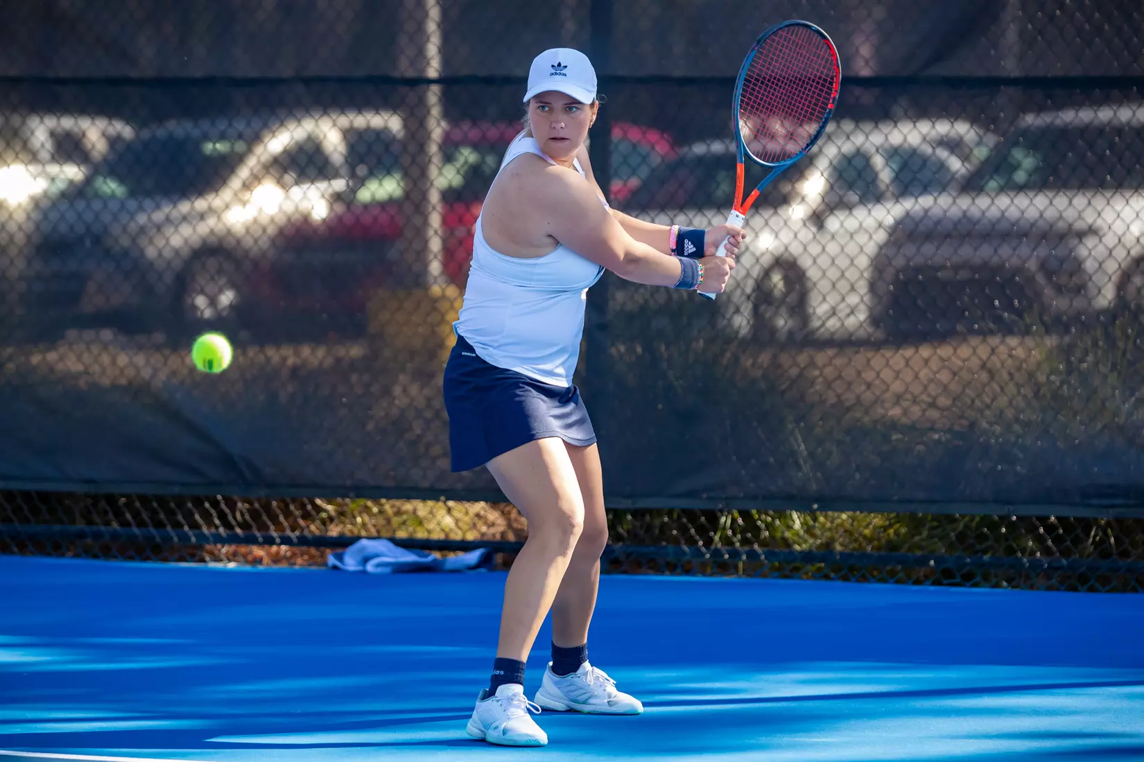 STATESBORO, GEORGIA - FEBRUARY 9: Georgia Southern Women’s Tennis faces College of Charleston at the Wallis Tennis Center February 9, 2022 in Statesboro, Georgia