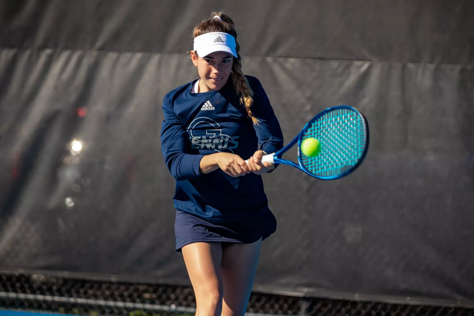 STATESBORO, GEORGIA - FEBRUARY 9: Georgia Southern Women’s Tennis faces College of Charleston at the Wallis Tennis Center February 9, 2022 in Statesboro, Georgia