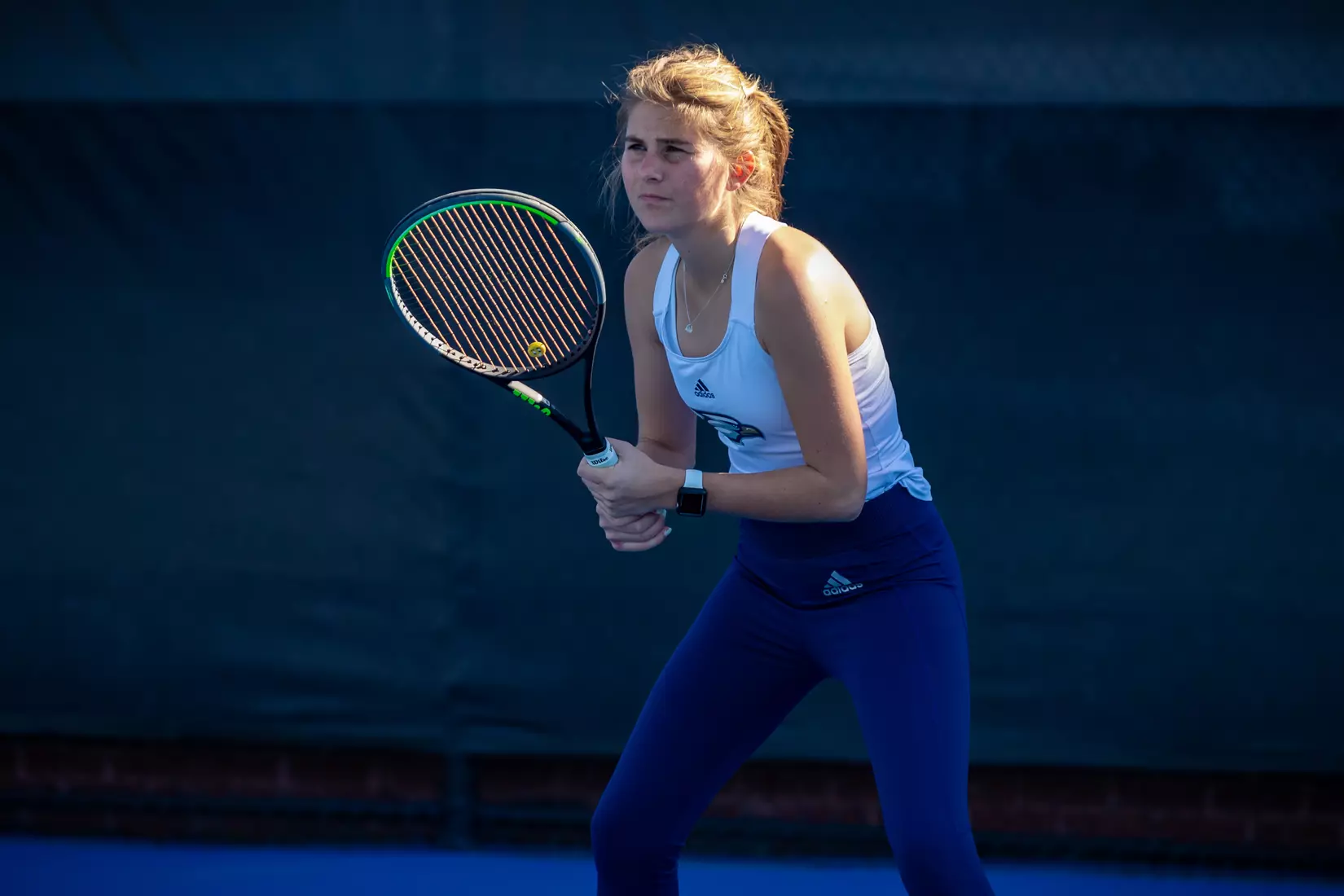 STATESBORO, GEORGIA - FEBRUARY 9: Georgia Southern Women’s Tennis faces College of Charleston at the Wallis Tennis Center February 9, 2022 in Statesboro, Georgia