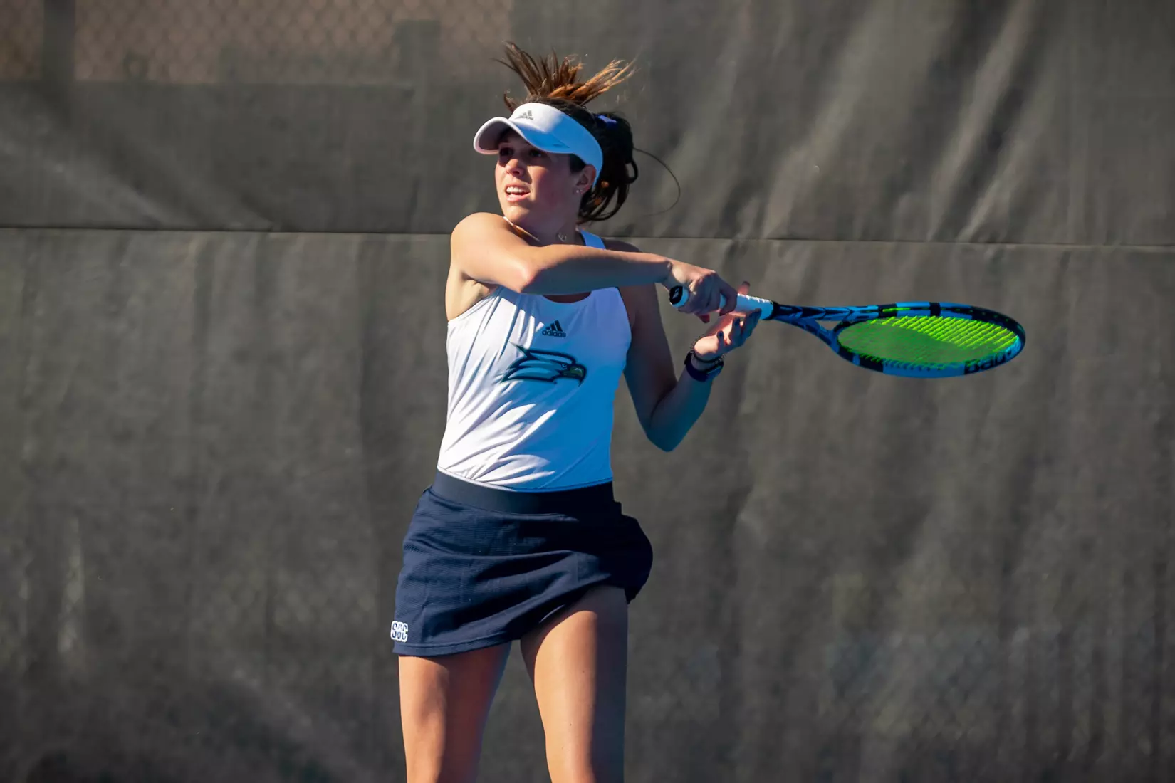STATESBORO, GEORGIA - FEBRUARY 9: Georgia Southern Women’s Tennis faces College of Charleston at the Wallis Tennis Center February 9, 2022 in Statesboro, Georgia