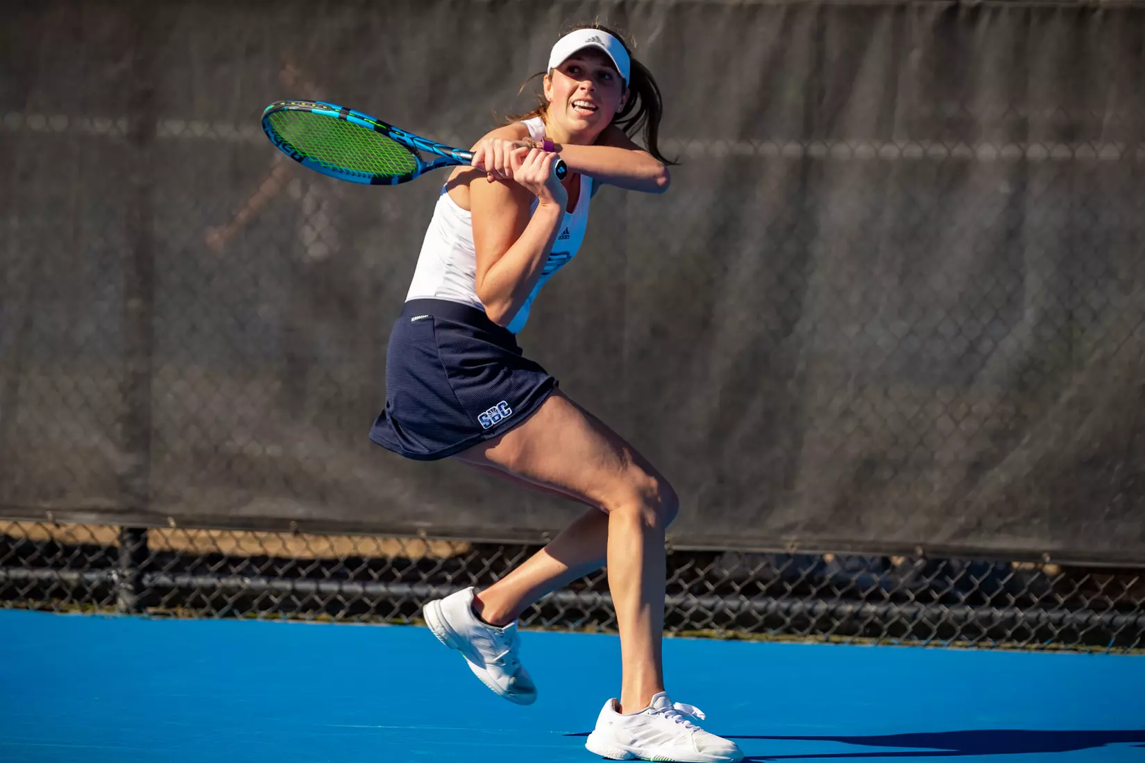 STATESBORO, GEORGIA - FEBRUARY 9: Georgia Southern Women’s Tennis faces College of Charleston at the Wallis Tennis Center February 9, 2022 in Statesboro, Georgia