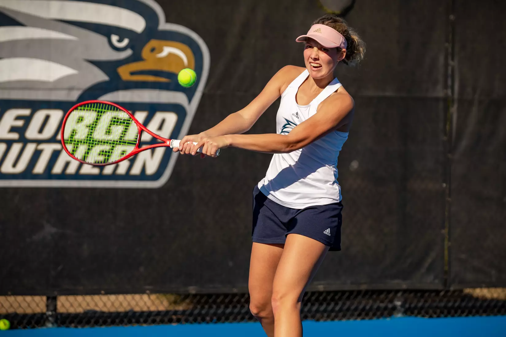 STATESBORO, GEORGIA - FEBRUARY 9: Georgia Southern Women’s Tennis faces College of Charleston at the Wallis Tennis Center February 9, 2022 in Statesboro, Georgia