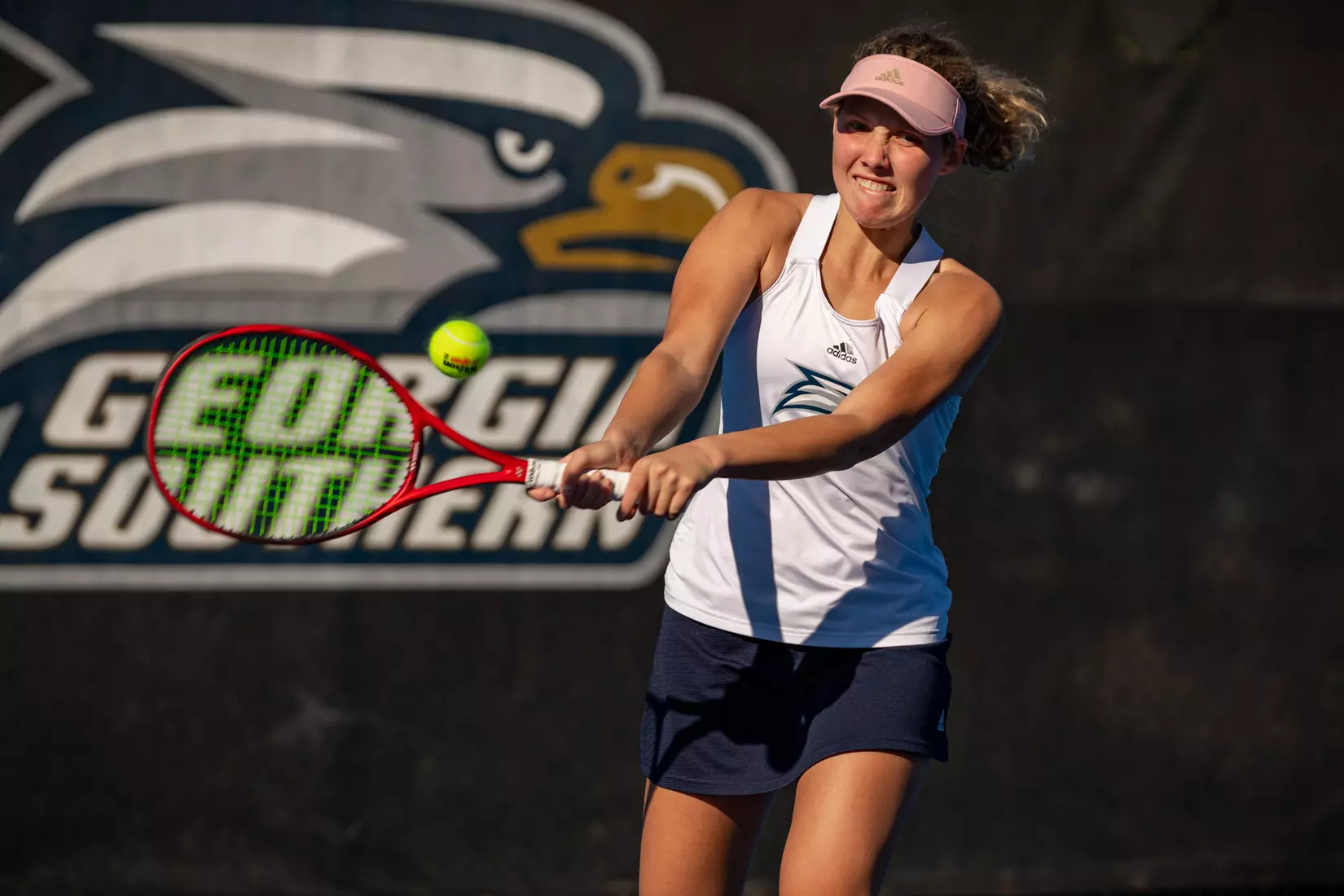 STATESBORO, GEORGIA - FEBRUARY 9: Georgia Southern Women’s Tennis faces College of Charleston at the Wallis Tennis Center February 9, 2022 in Statesboro, Georgia