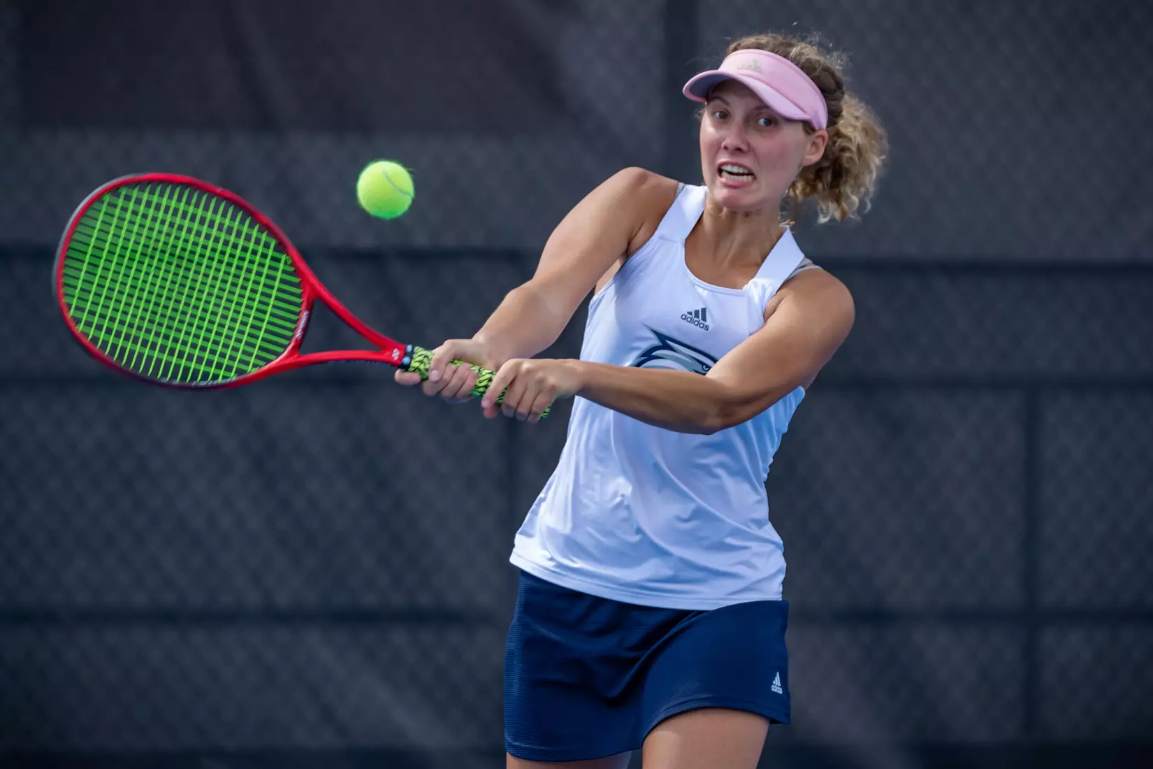 STATESBORO, GEORGIA - MARCH 17: Georgia Southern Women’s Tennis faces Rhode Island at the Wallis Tennis Center on March 17, 2022 in Statesboro, Georgia
