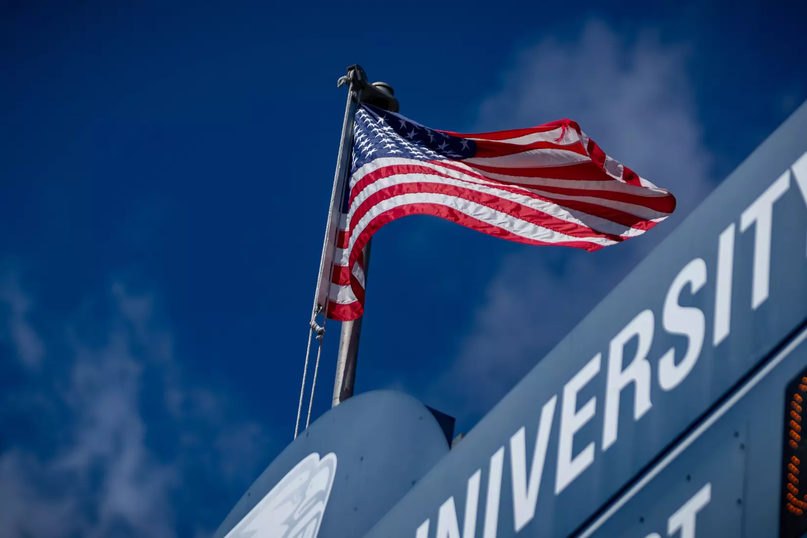 STATESBORO, GEORGIA - MARCH 17: Georgia Southern Women’s Tennis faces Rhode Island at the Wallis Tennis Center on March 17, 2022 in Statesboro, Georgia