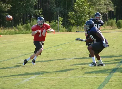 Football Practice Action Shot