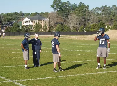 Football Practice - Action Shot