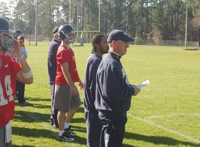 Football Practice - Action Shot