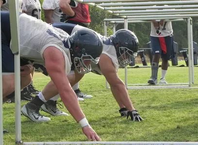 Football Practice Action Shot