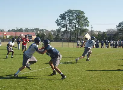Football Practice - Action Shot