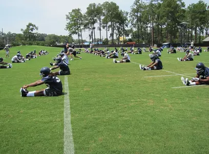 Football Practice Action Shot