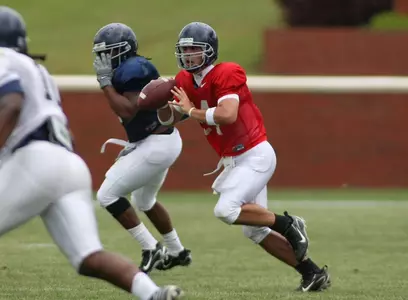 Football Practice - Action Shot