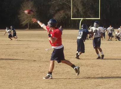 Football Practice - Action Shot