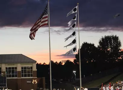 Sunset over Paulson Stadium 9-28-2013
