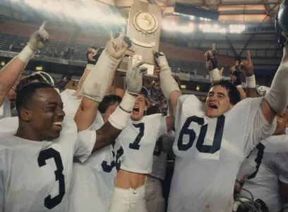 1985 Eagles Celebrate National Championship