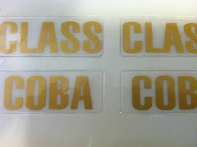 College Helmet Stickers