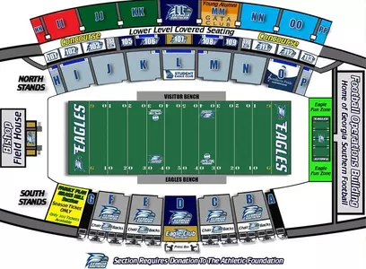 2014 Paulson Stadium Seating Plan graphic