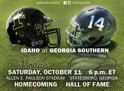 Georgia Southern Gameday vs. Idao -- Alternative helmet