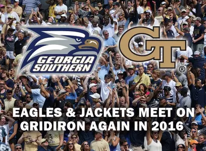 Georgia Southern at Georgia Tech 2016 with text