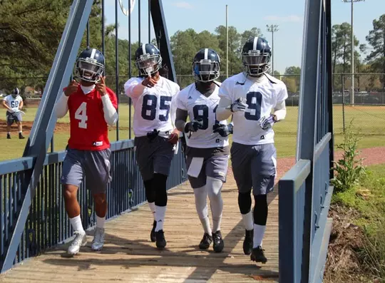 Crossing the bridge over Beautiful Eagle Creek