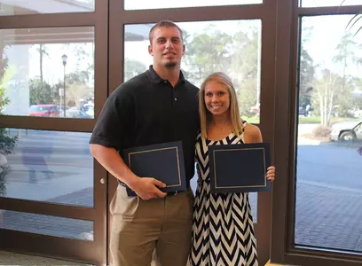 Garrett Frye and Megan Ostrom