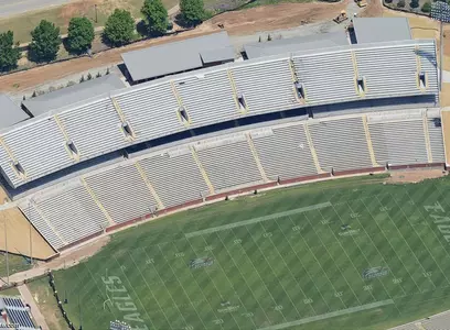 North Stands aerial