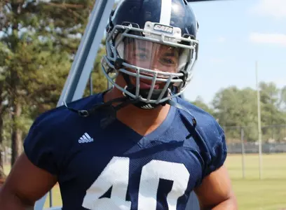Edwin Jackson crosses bridge over Eagle Creek