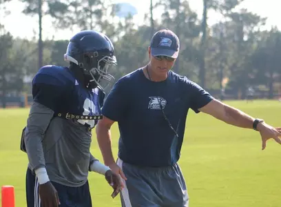 Darrius White and Coach Fritz