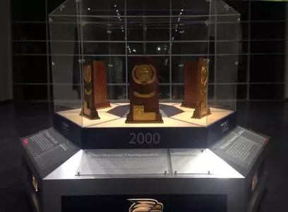 National Championship Trophy Display