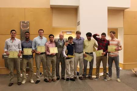 MSOC_Student Athlete Banquet_2014