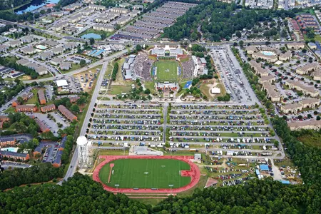 Paulson Stadium Parking Aerial