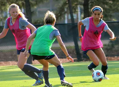 Women's Soccer Practice 8-5-15