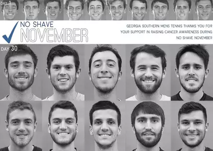 Men's Tennis No-Shave November