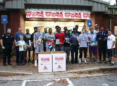Men's Basketball Toys for Tots - 2016