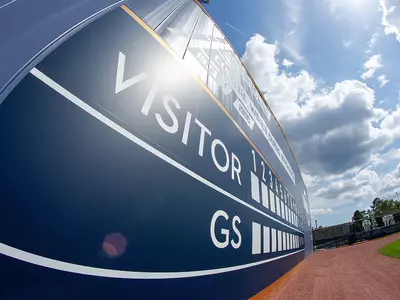 JI Clements Stadium Wall