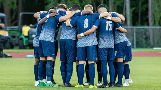 MSOC Team Huddle vs. UNF