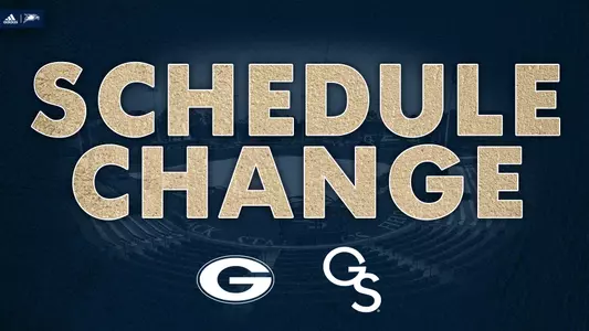 UGA Schedule Change