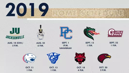 Women's Soccer Home Schedule 2019