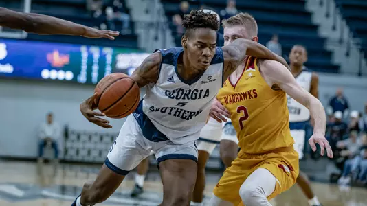 Georgia Southern Men's Basketball vs. ULM (Photo Credit: AJ Henderson/Georgia Southern Athletics)