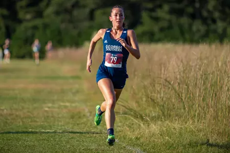 STATESBORO, GEORGIA - OCTOBER 15: Georgia Southern Cross Country hosts the 2021 GATA XC Classic at the Statesboro Disc Golf Course on October 15, 2021 in Statesboro, Georgia