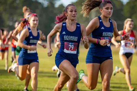 STATESBORO, GEORGIA - OCTOBER 15: Georgia Southern Cross Country hosts the 2021 GATA XC Classic at the Statesboro Disc Golf Course on October 15, 2021 in Statesboro, Georgia