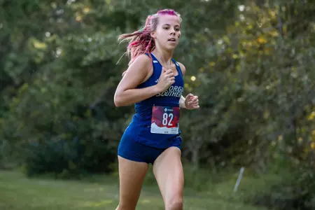 STATESBORO, GEORGIA - OCTOBER 15: Georgia Southern Cross Country hosts the 2021 GATA XC Classic at the Statesboro Disc Golf Course on October 15, 2021 in Statesboro, Georgia