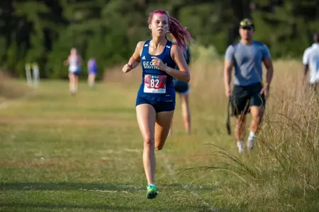 STATESBORO, GEORGIA - OCTOBER 15: Georgia Southern Cross Country hosts the 2021 GATA XC Classic at the Statesboro Disc Golf Course on October 15, 2021 in Statesboro, Georgia