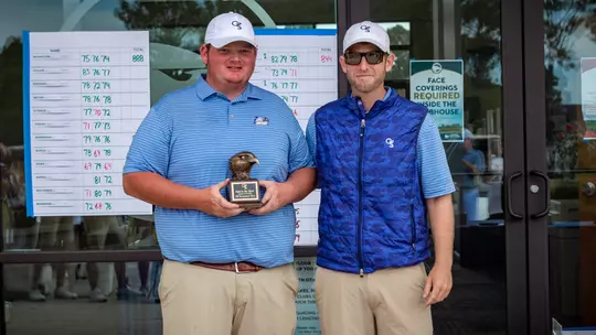 STATESBORO, GEORGIA - OCTOBER 20: Georgia Southern University Eagles Men’s Golf hosts day two of the 2020 Bash in the Boro at the Georgia Southern University Golf Course on October 20, 2020 in Statesboro, Georgia