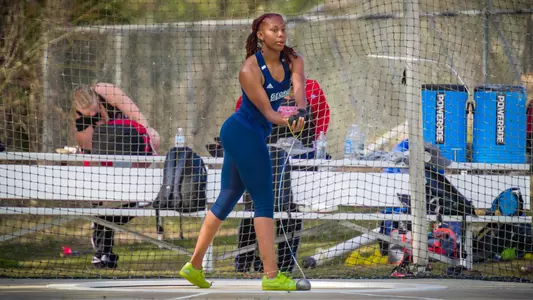 STATESBORO, GEORGIA - MARCH 12: Georgia Southern Eagles Track & Field hosts the 2021 GATA Classic at Eagle Field on March 12, 2021 in Statesboro, Georgia.