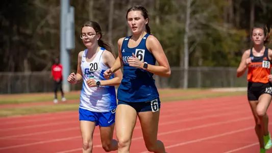 STATESBORO, GEORGIA - MARCH 12: Georgia Southern Eagles Track & Field hosts the 2021 GATA Classic at Eagle Field on March 12, 2021 in Statesboro, Georgia.